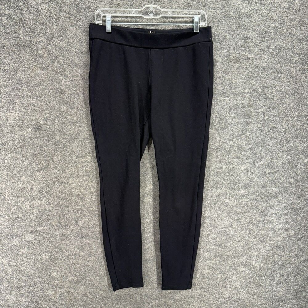A New Approach Leggings Women M Medium Black Mid Rise Capri Skinny Pull On